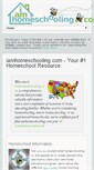 Mobile Screenshot of iamhomeschooling.com